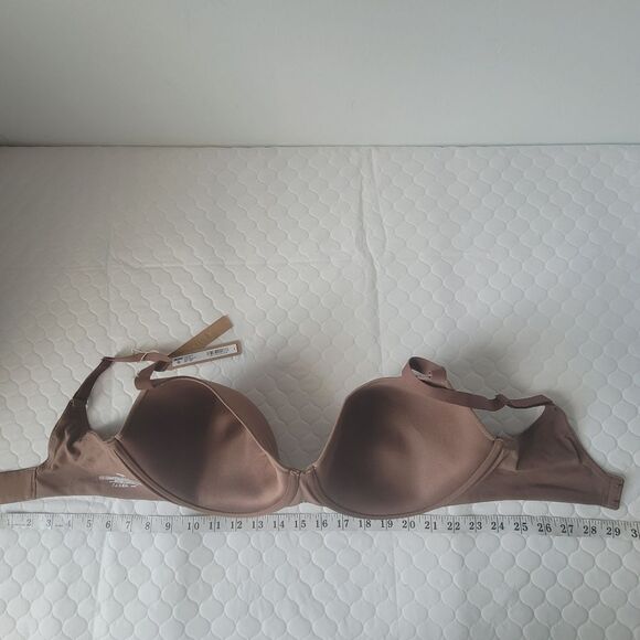 Skims Fits Everybody T-shirt Bra Brown Size 38DD Jasper Underwire - Picture 9 of 11